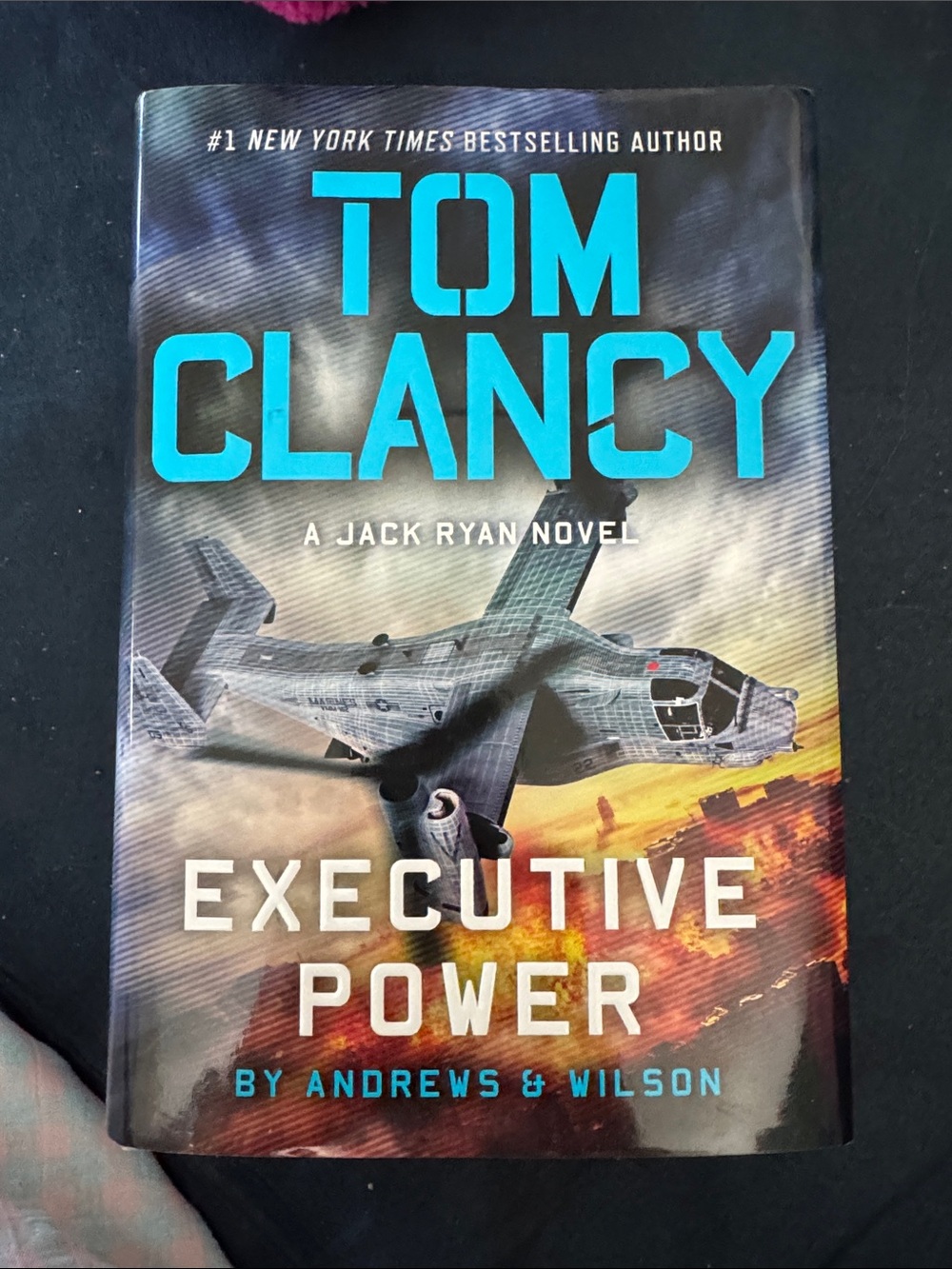 Tom Clancy’s Executive Power hard cover book